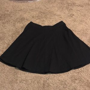 Black skater skirt